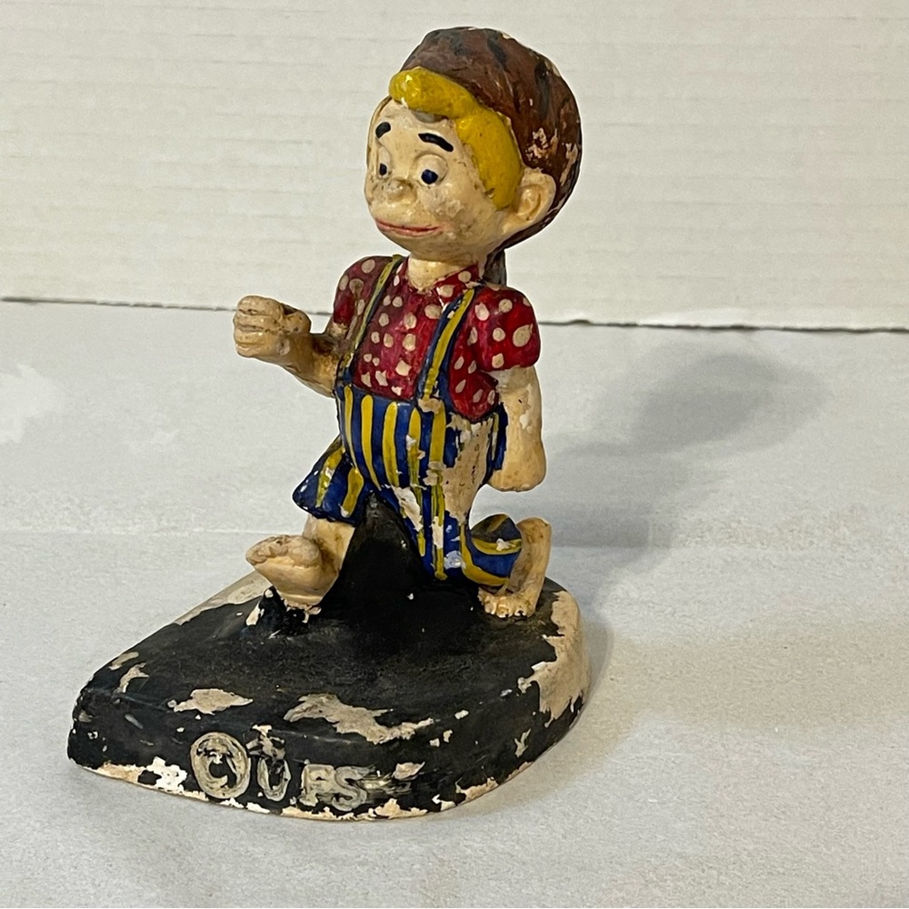 Vintage Chalk Ware Little Boy Figurine from 1940’s